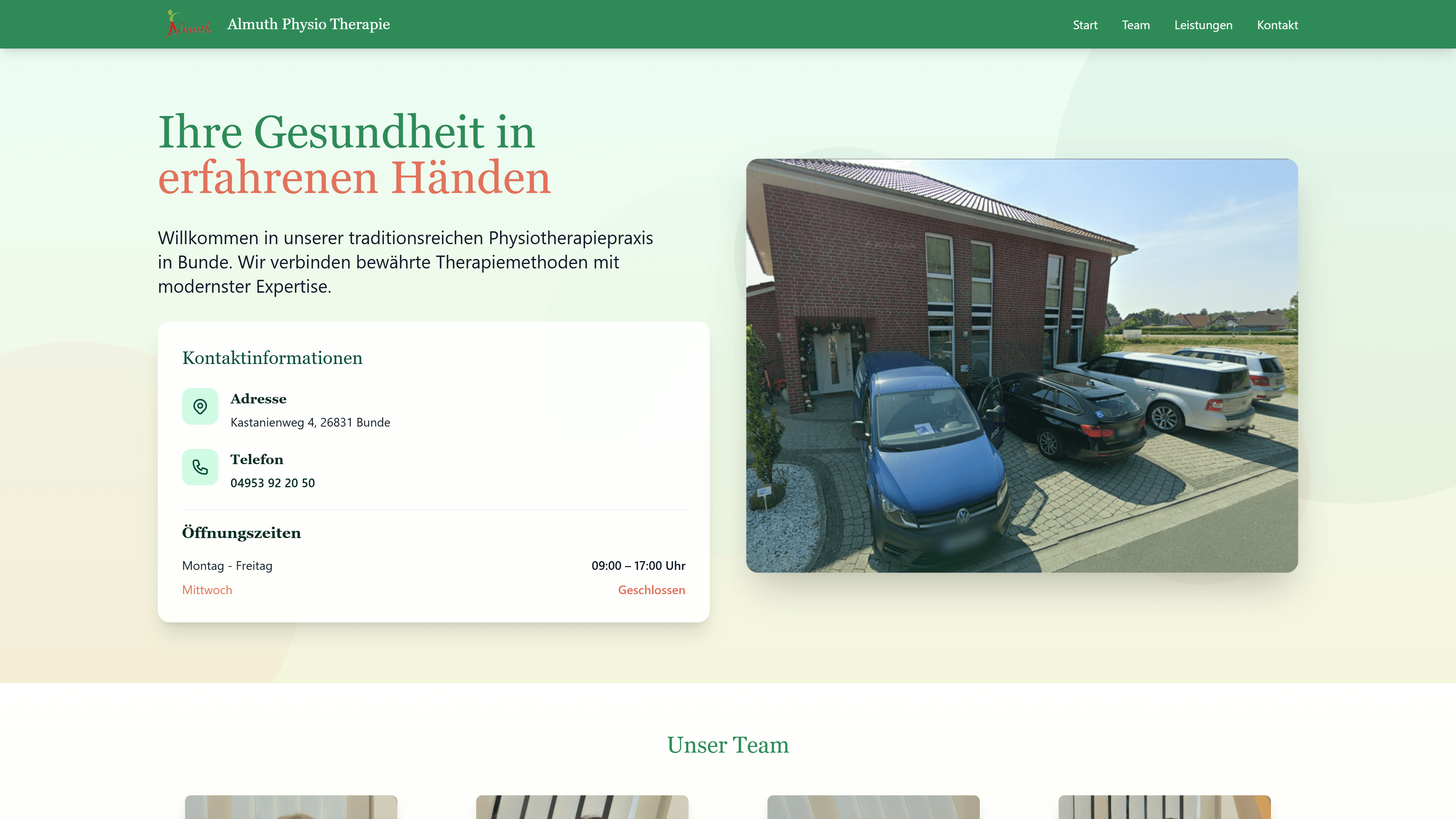 Physiotherapie Almuth Desktop Version